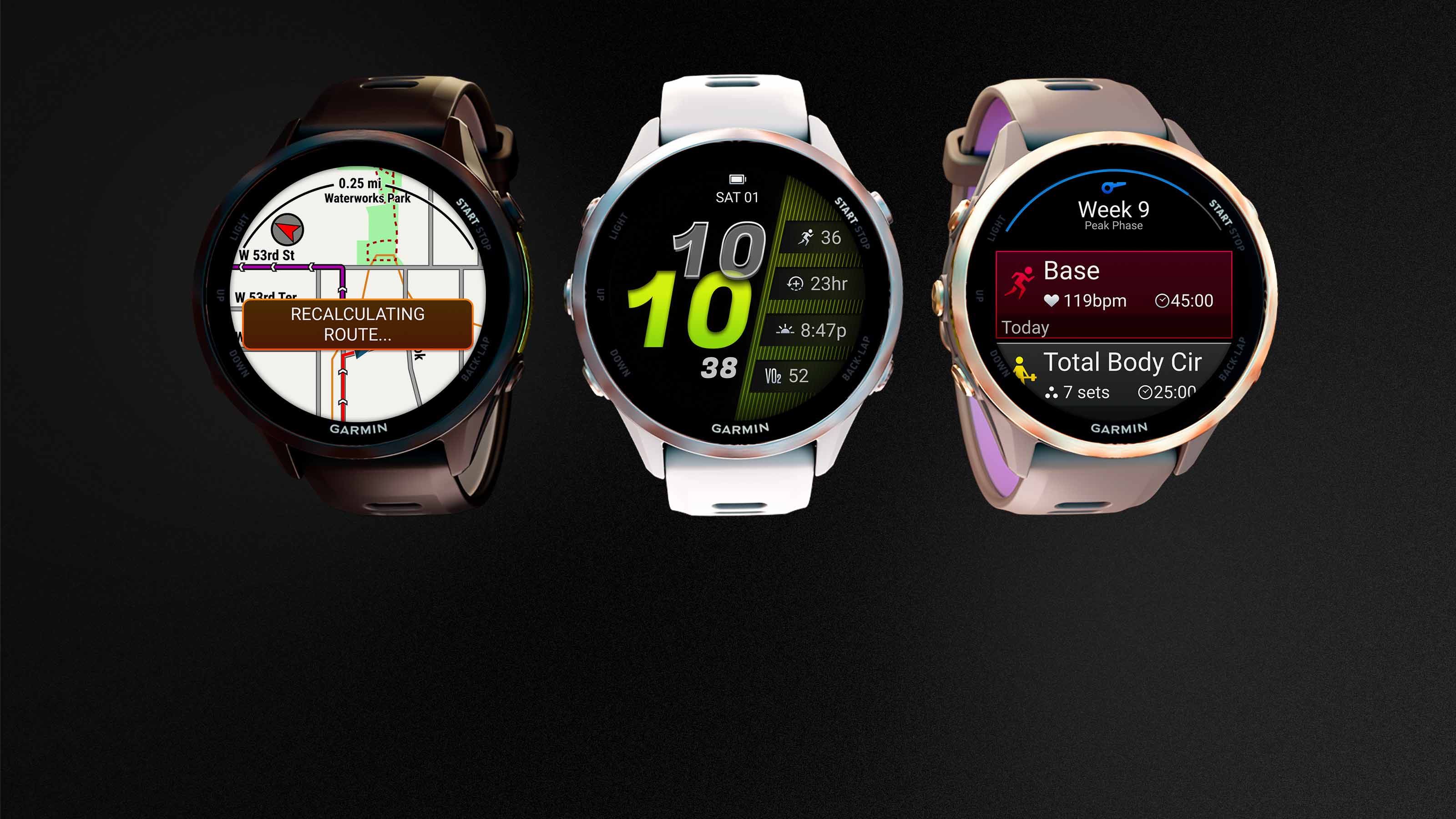 Garmin Forerunner 970 на тренировке