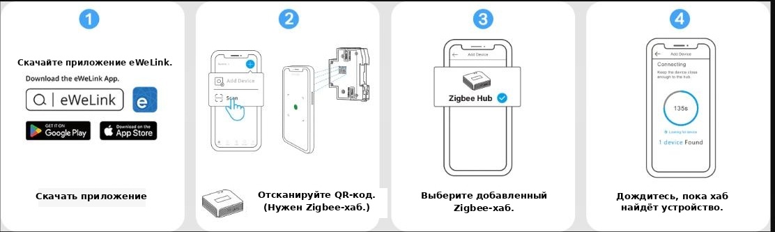4 шага для настройки SONOFF Basic DIN Rail