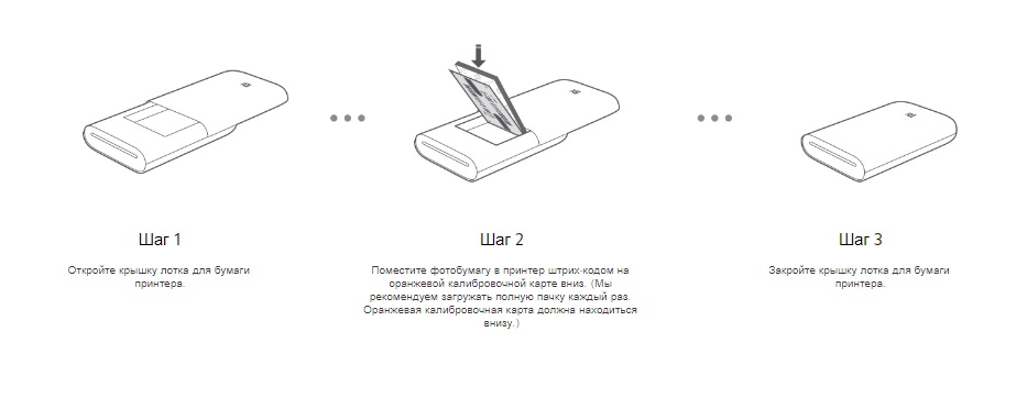 Карманный термопринтер Xiaomi Mijia AR ZINK (XMKDDYJ01HT)