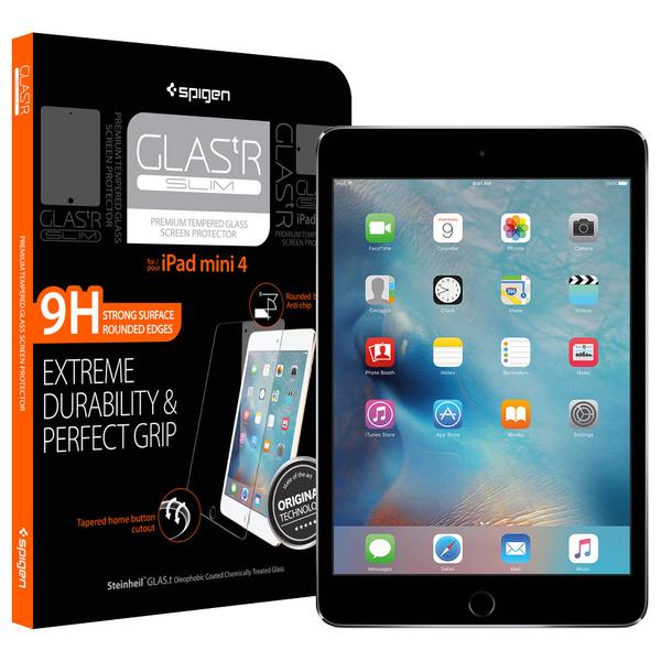 Spigen Oleophobic Coated Tempered Glass Glas.tR Slim SGP11801 - защитное стекло для iPad Mini 4