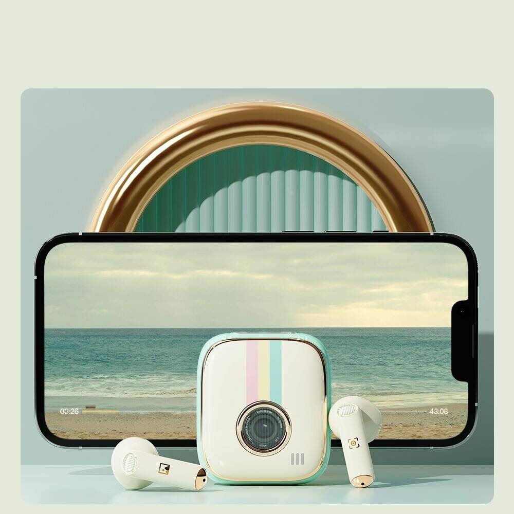 Беспроводные наушники Xiaomi Rock Retro Style TWS Earphone Camera