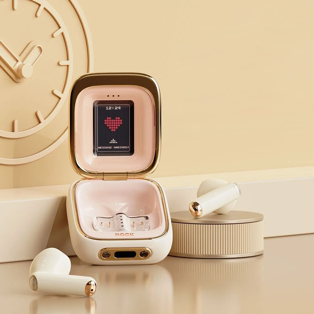 Беспроводные наушники Xiaomi Rock Retro Style TWS Earphone Clamshell