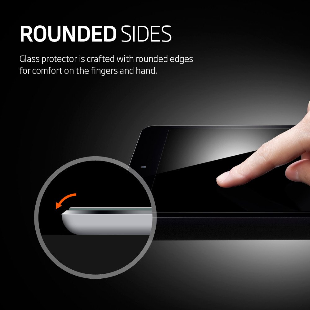 Spigen Oleophobic Coated Tempered Glass Glas.tR Slim SGP11801 - защитное стекло для iPad Mini 4