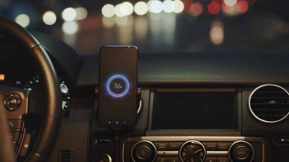 Держатель с беспроводной зарядкой Xiaomi Wireless Car Charger 20W (WCJ02TWZM)