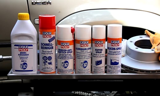 Средства для тормозной системы Liqui Moly Специальные средства для облслуживания тормозной системы автомобиля