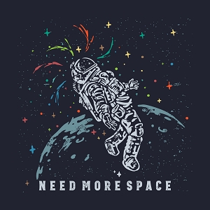 принт Open space