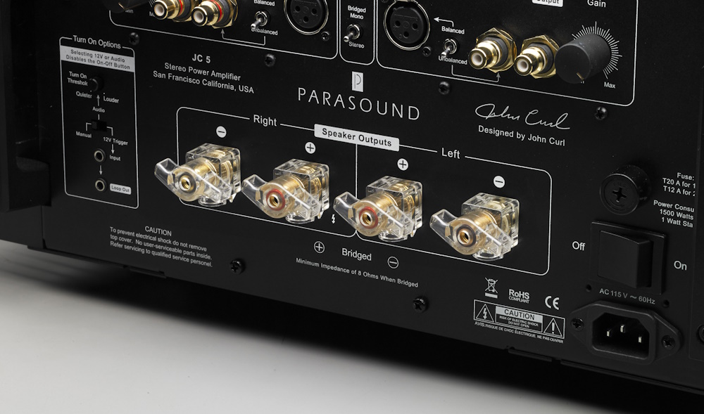 prs jc5 05 Усилитель мощности Parasound Halo JC 5