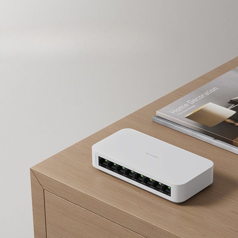 Гигабитный коммутатор Xiaomi SW-108G (8 портов)