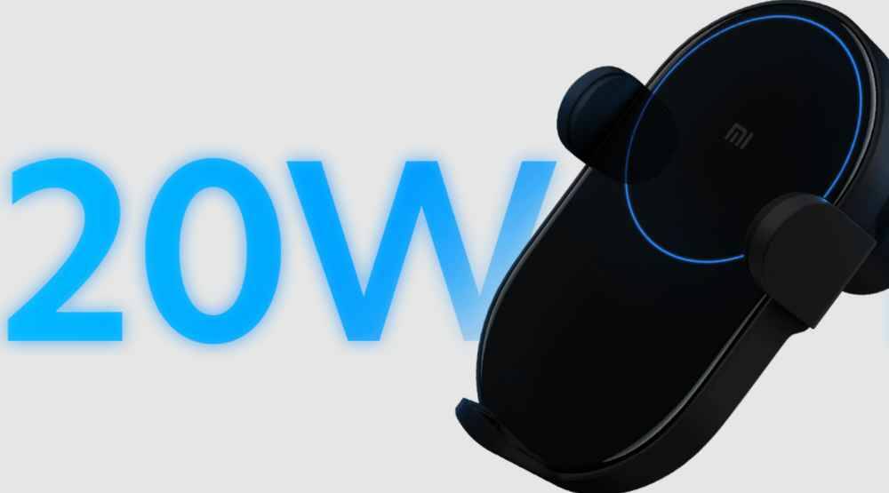 Держатель с беспроводной зарядкой Xiaomi Wireless Car Charger 20W (WCJ02TWZM)