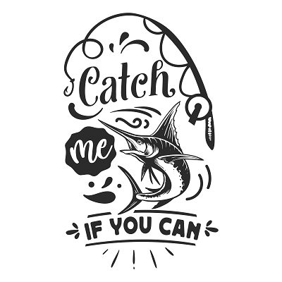 принт Catch me if you can
