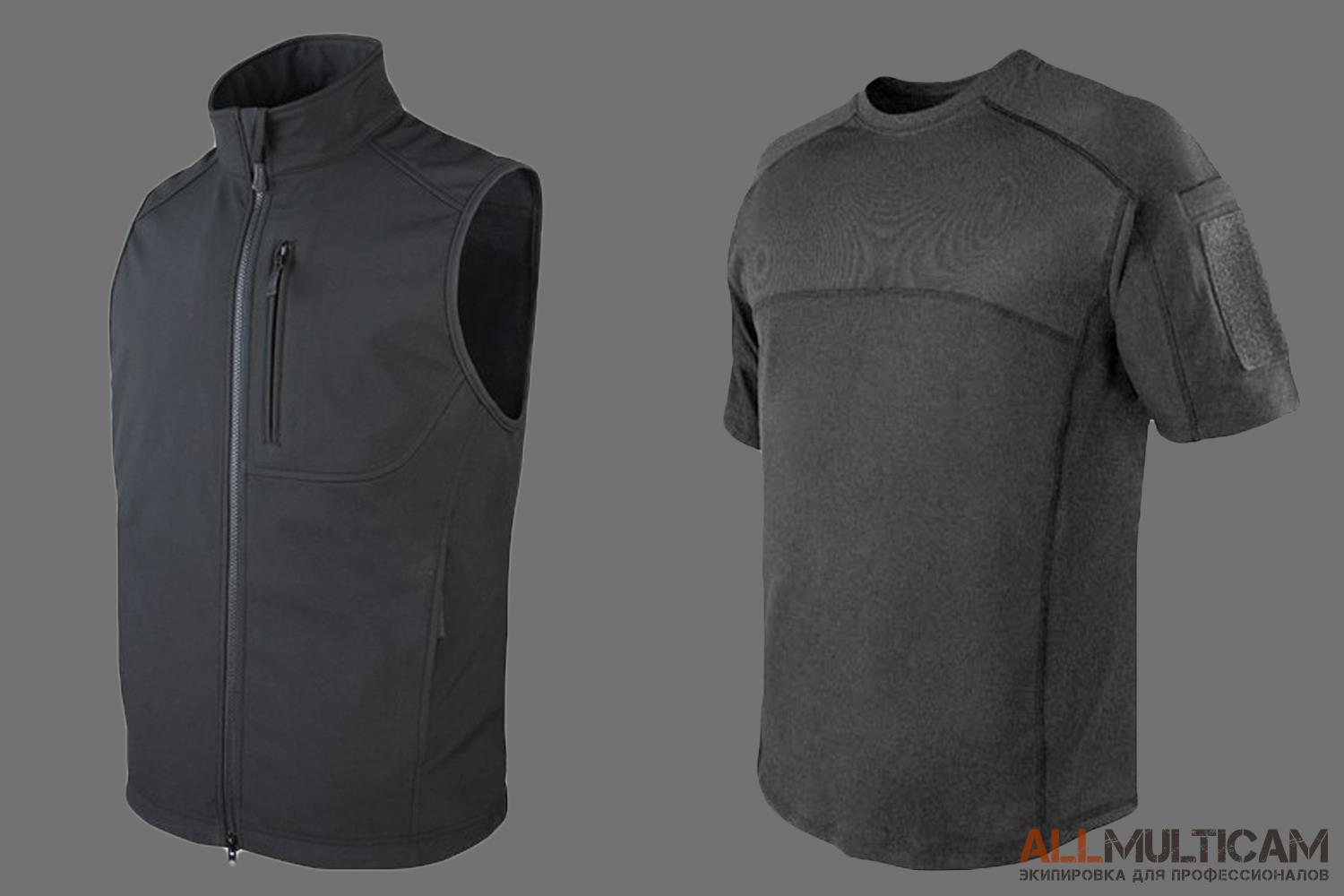 Футболка Trident Battle Top и Жилет Core SoftShell Condor