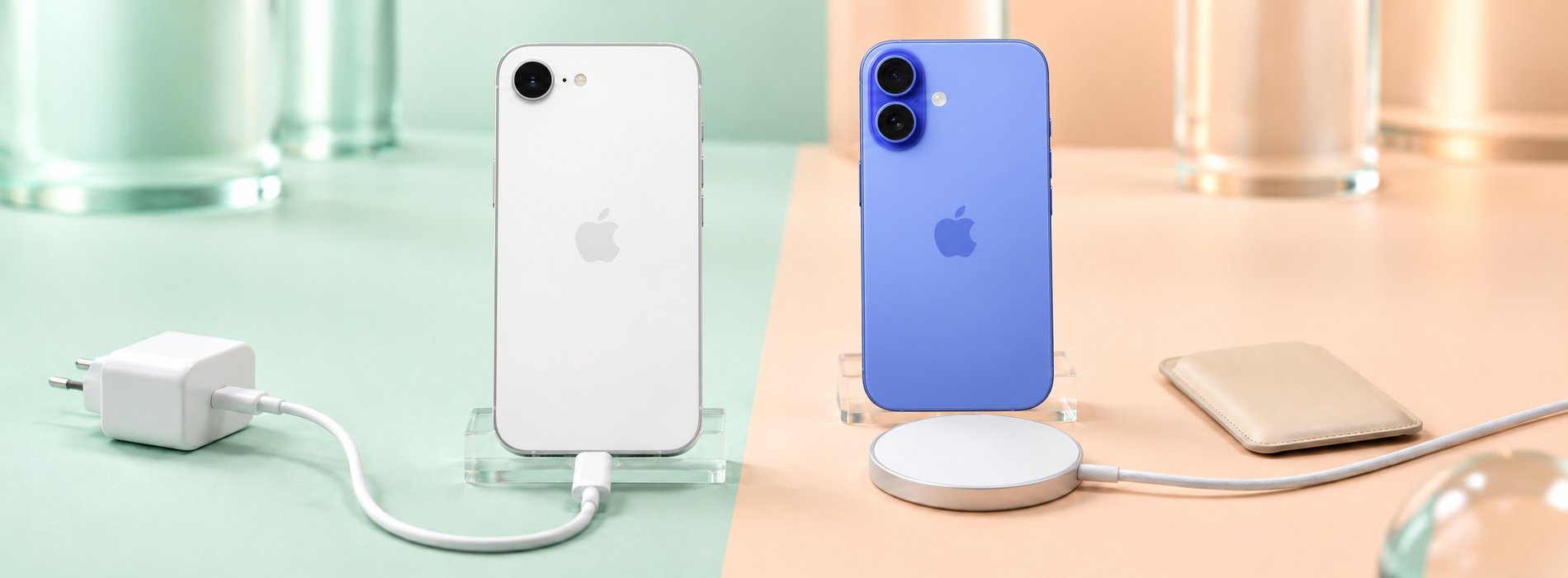 iPhone 16 с магнитной зарядкой и iPhone 16e с кабелем USB-C