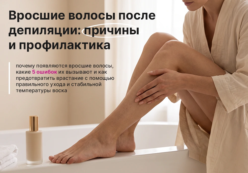 Вросшие волосы после депиляции: почему появляются и как их предотвратить