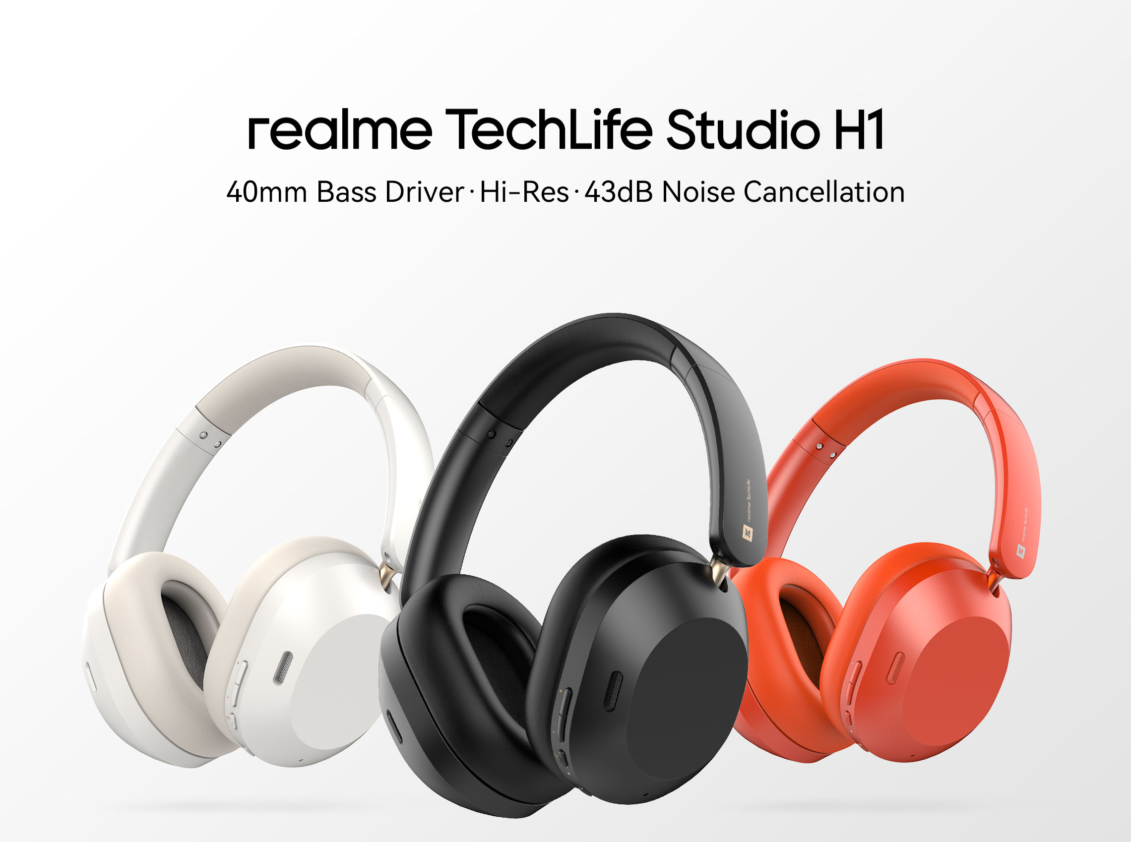 Беспроводные наушники Realme Techlife Studio H1-описание-1 Беспроводные наушники Realme Techlife Studio H1