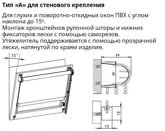 тип А для стенового крепления тип А для стенового крепления.jpg
