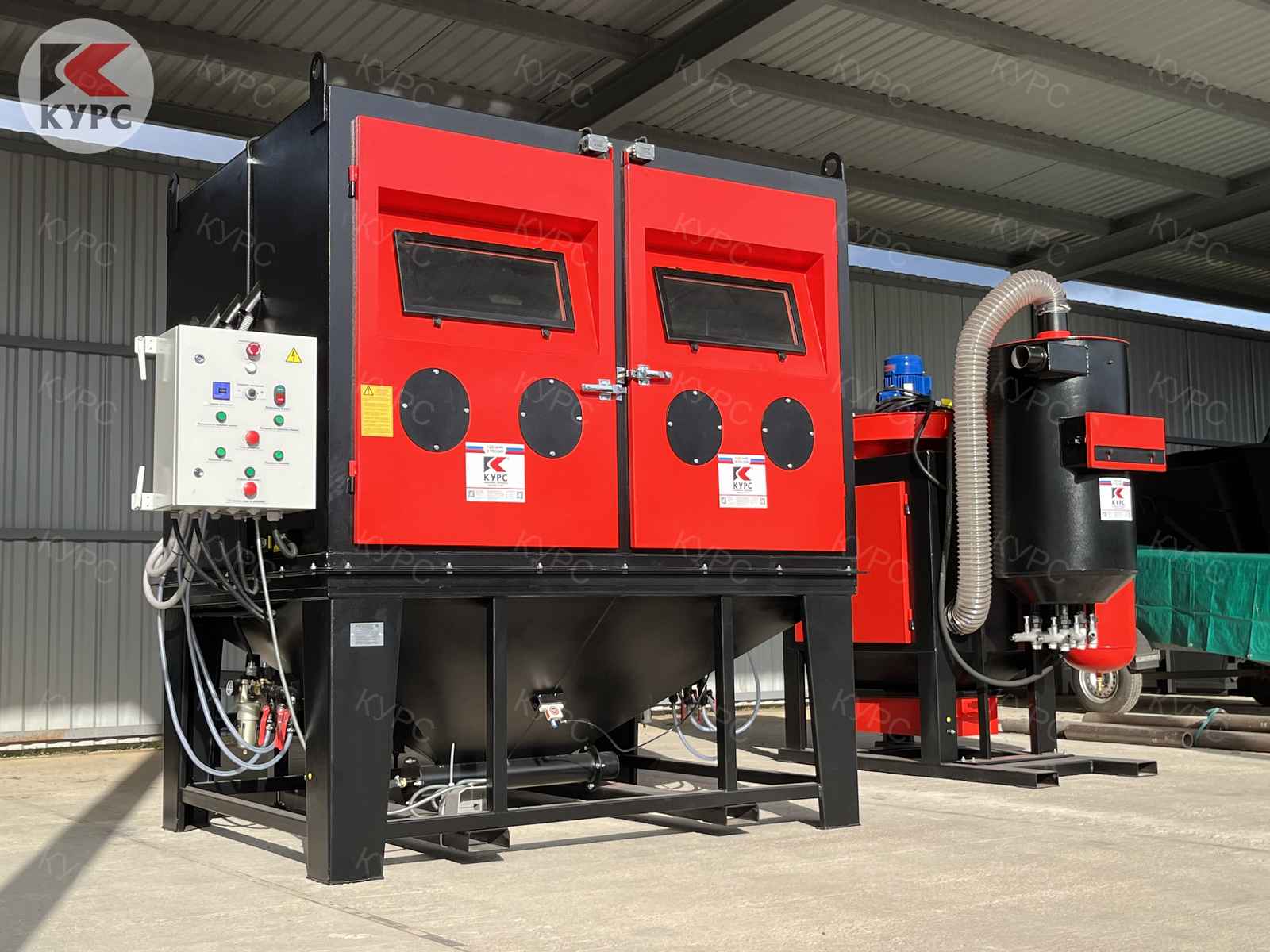 Автоматическая камера для пескоструйной обработки