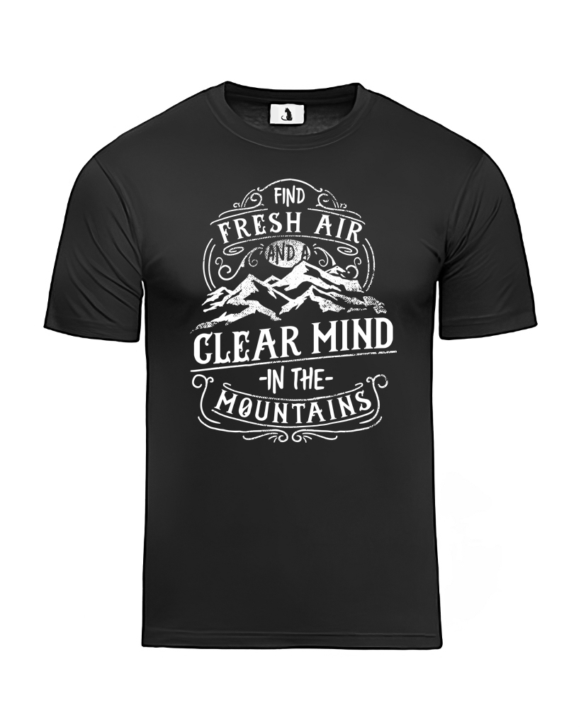 Образец футболки Find fresh air unisex Футболка Find fresh air unisex