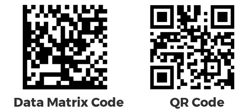 Data Matrix-код и QR-код