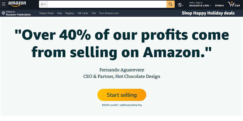 Start selling