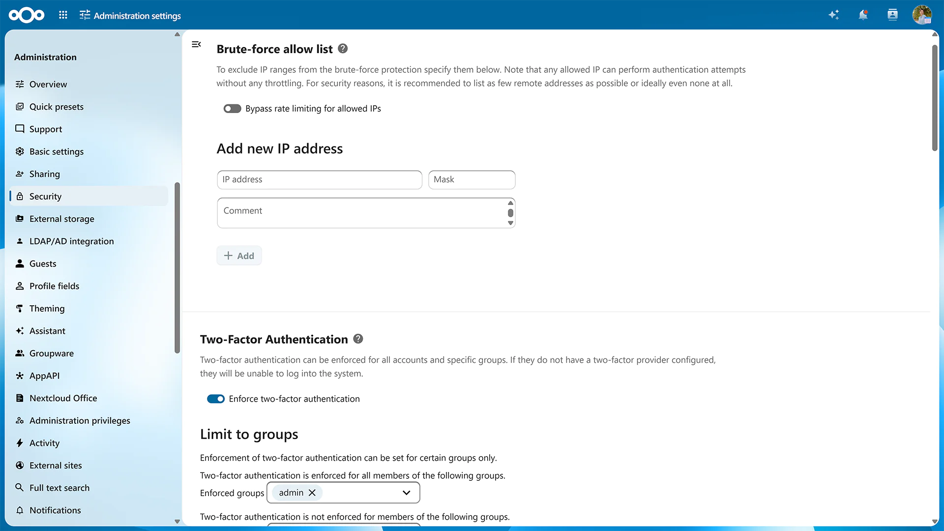Nextcloud Talk Security