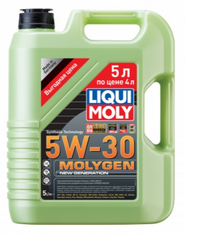 Liqui Moly Molygen New Generation 5W30 НС синтетическое моторное масло (9042)