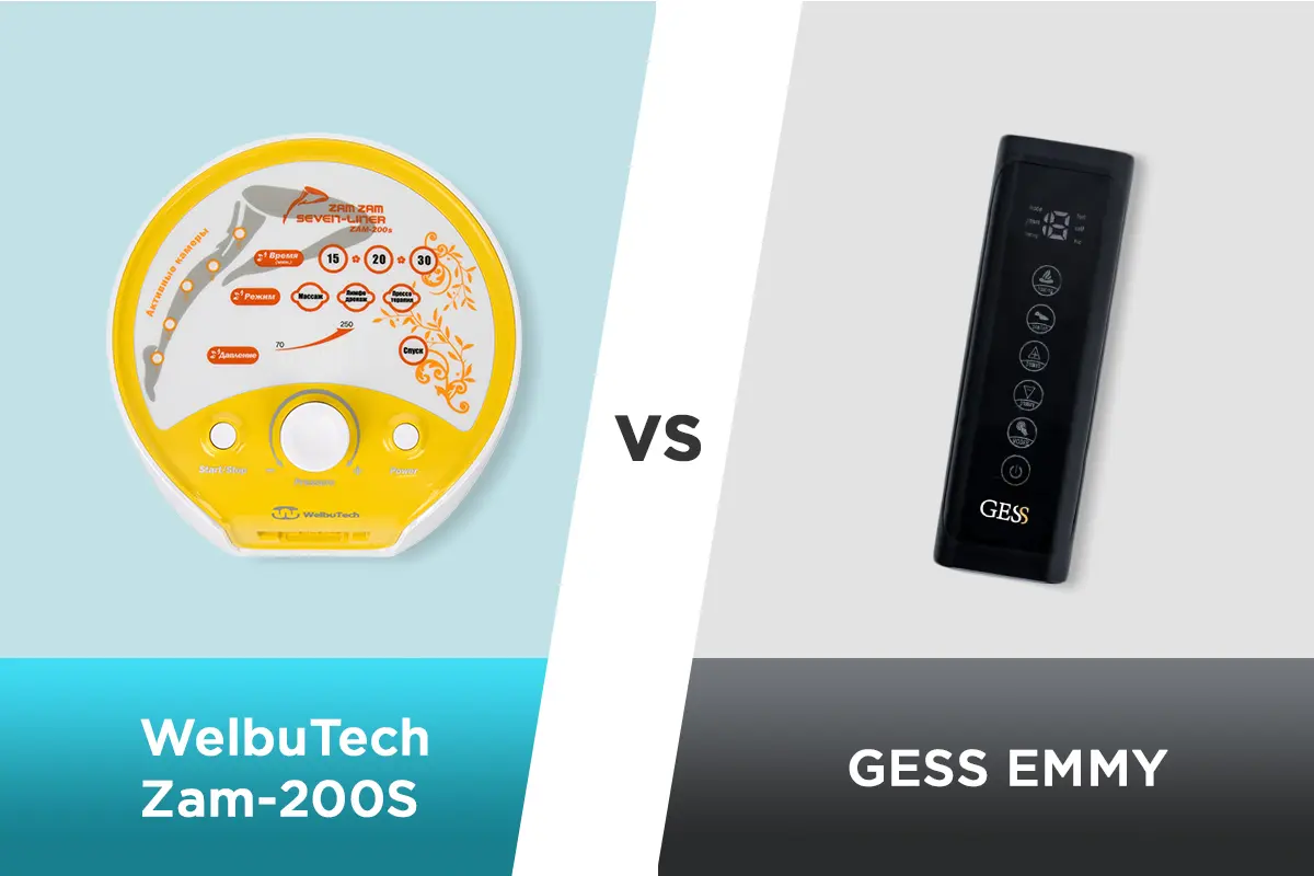 GESS EMMY и WelbuTech ZAM-200S Сравнение корейского и китайского массажеров