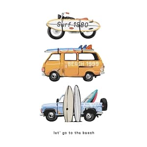 принт Surf Beach Summer