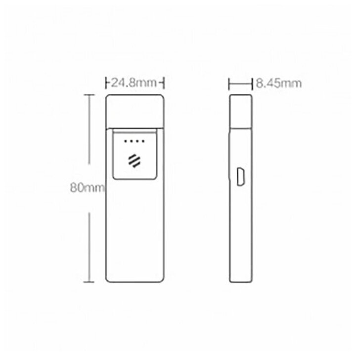 Зажигалка электронная Beebest Ultra-thin Charging Lighter L101S