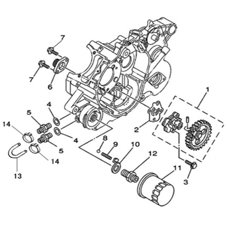 15. Система смазки Striker400 EFI