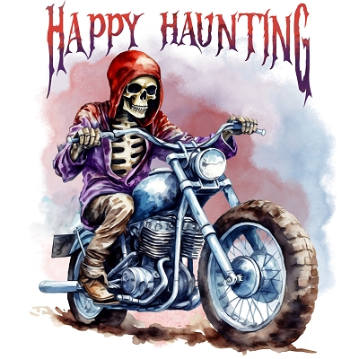 Принт Happy Haunting