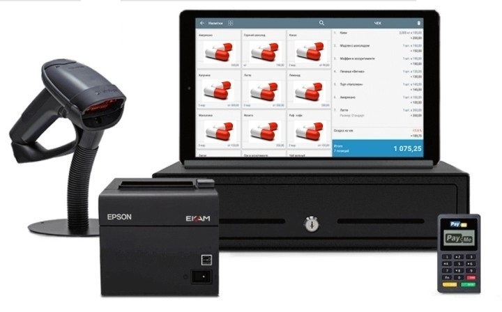 Аптечное оборудование принципиально не отличается от такового в розничных магазинах