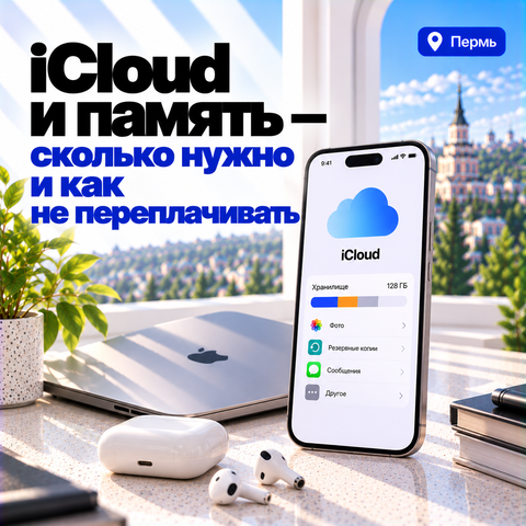 iCloud и память — сколько нужно и как не переплачивать