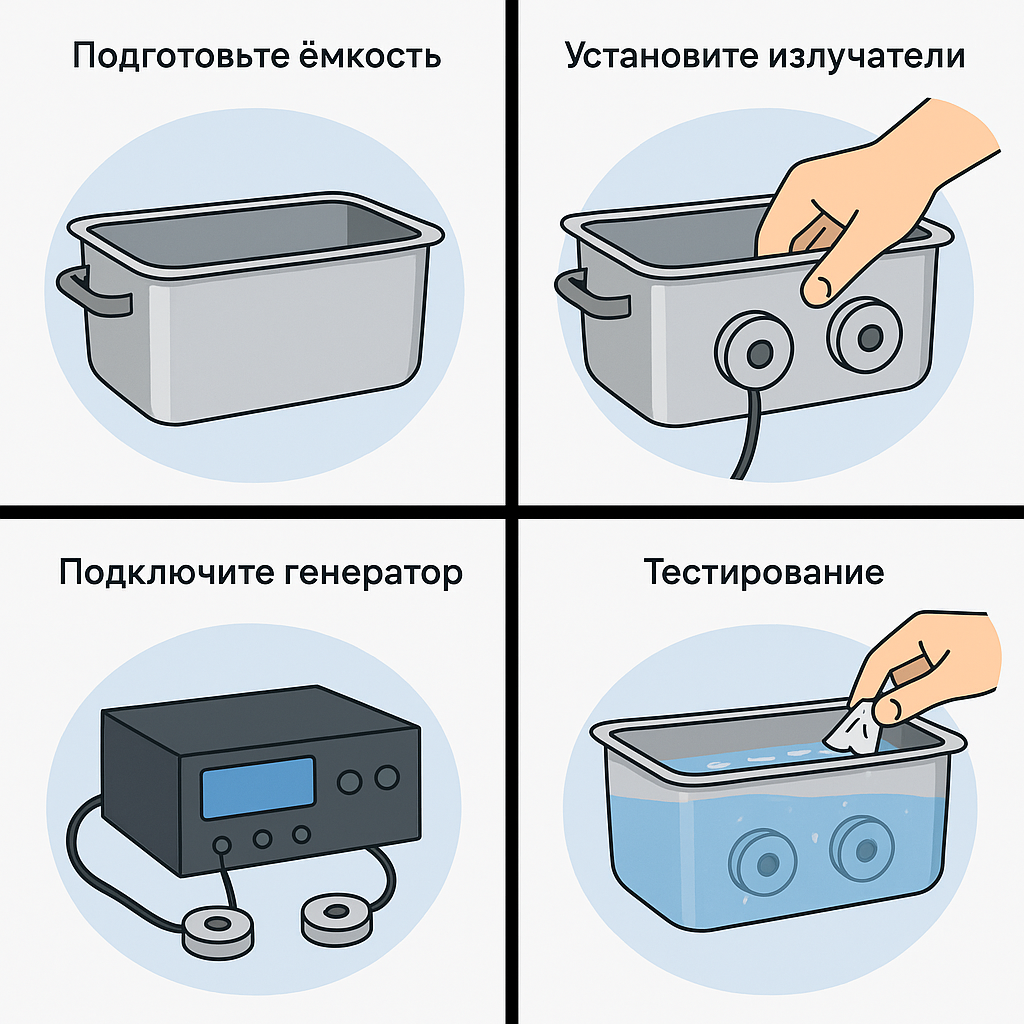 Как сделать ультразвуковую ванну своими руками: пошаговое руководство