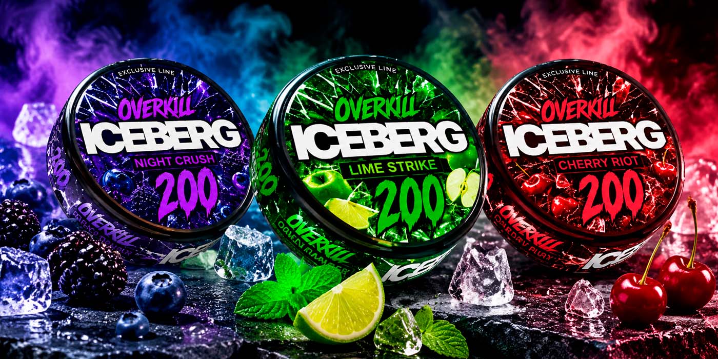 ICEBERG 200mg - обзор крепкой линейки и шести вкусов