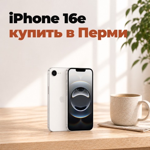 iPhone 16e: купить в Перми, цена и какую память взять
