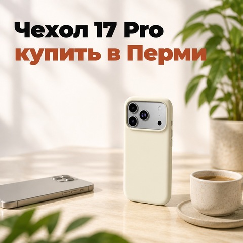Чехол для iPhone 17 Pro и Pro Max: купить в Перми, какой выбрать