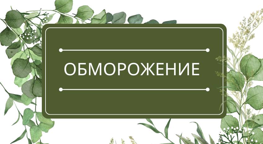 Обморожение: помощь эфирных масел