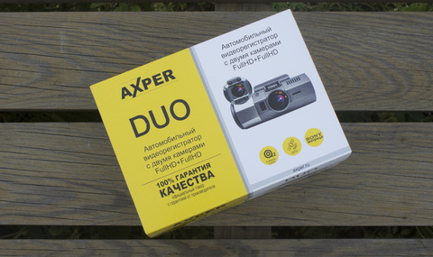 Видеорегистратор Axper Duo: Обзор