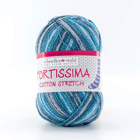Скидка 30% на пряжу Fortissima Cotton Stretch