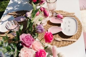 Вечеринка с зайчиками на 1 годик