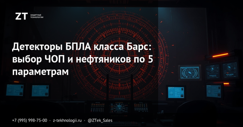 «Барс» — защита от БПЛА: обзор класса систем обнаружения беспилотников