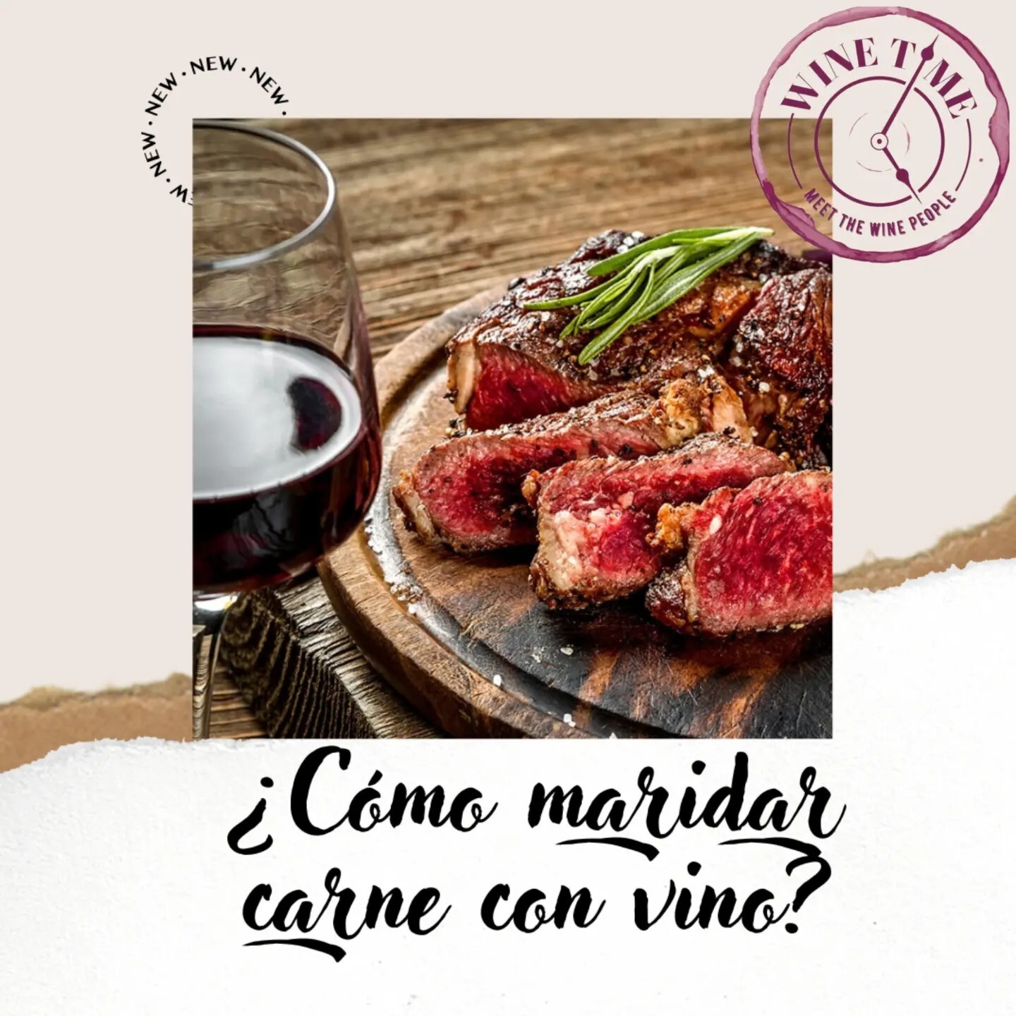 ¿Cómo maridar carne con vino?