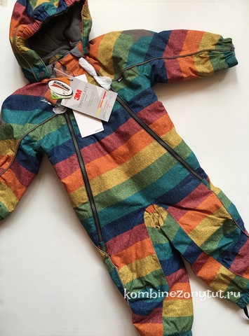 MOLO комбинезон зимний принт Denim Rainbow