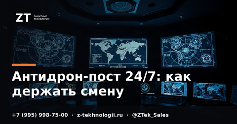 Антидрон-пост 24/7: как держать смену