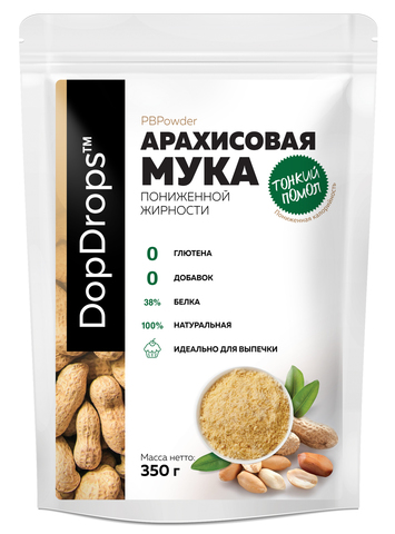 Низкожирная арахисовая мука, а можно и паста