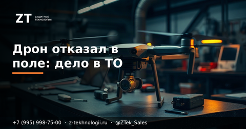 Дрон отказал в поле: дело в ТО, не в модели