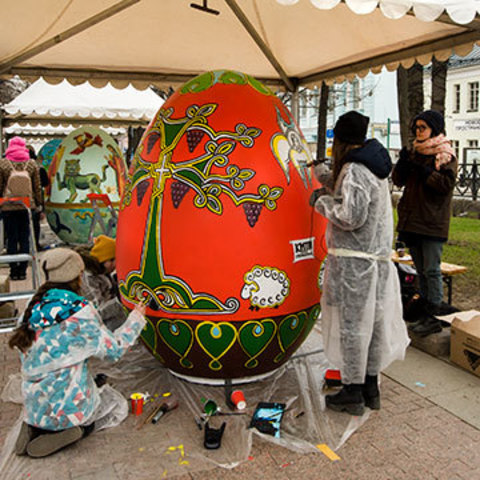 Москва Пасхальная. Страстной бульвар