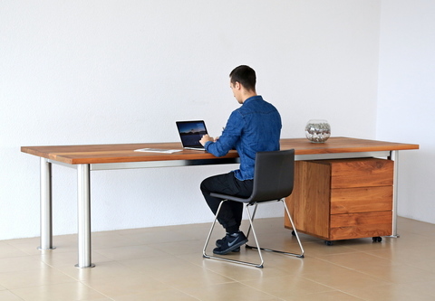 Modern workspace and 2020 trends: home office, coworking spaces, and outdoor terraces
