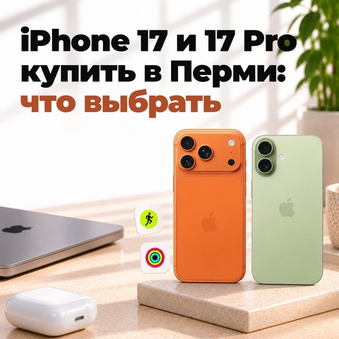 iPhone 17 и iPhone 17 Pro: купить в Перми, цены и что выбрать
