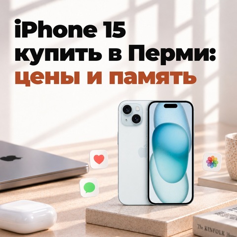 iPhone 15: купить в Перми, цены и какую модель взять